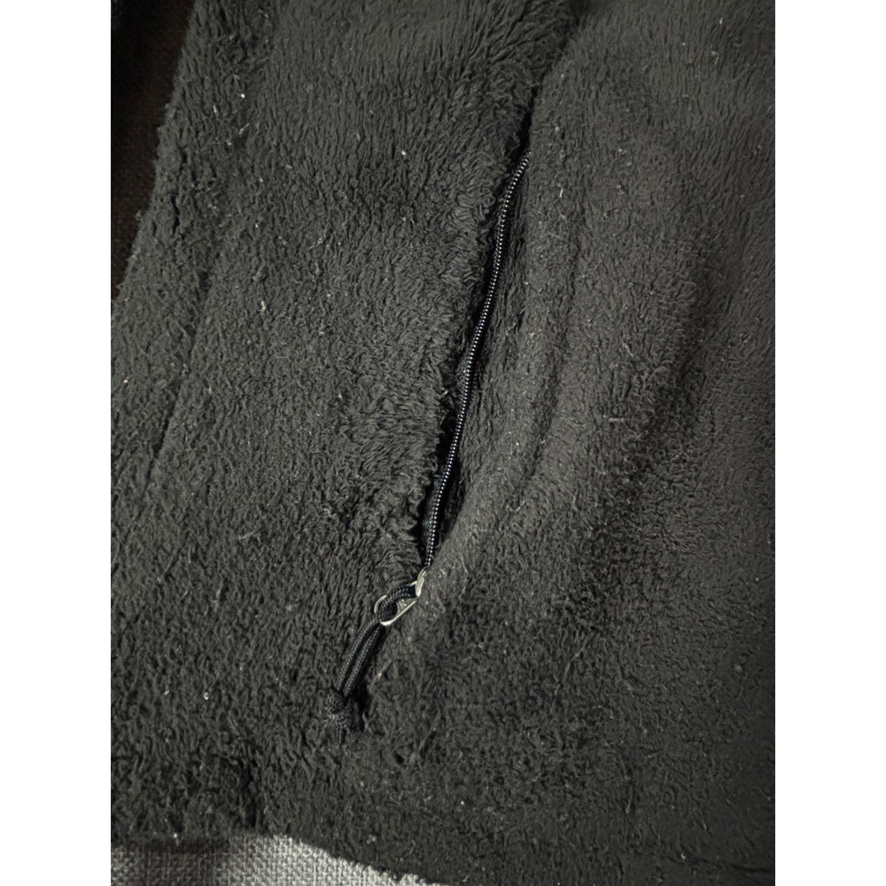 North Face Jacket Osito Fleece Women Small Black Full Zip Soft Warm Layer - Picture 10 of 11